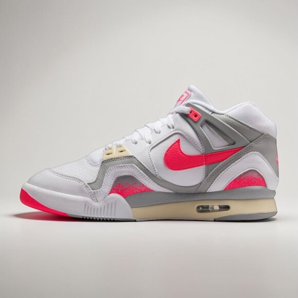 Nike Air Tech Challenge II Agassi Mens Shoes White Racer Pink FZ9033 100 (NEW) main image 8